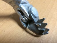 ブレーキ＆シフトペダルペグ周辺整備