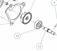 2024 TRRSウォーターポンプパーツ